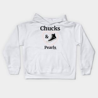 Chucks and Pearls 2021 Harris Biden Kids Hoodie